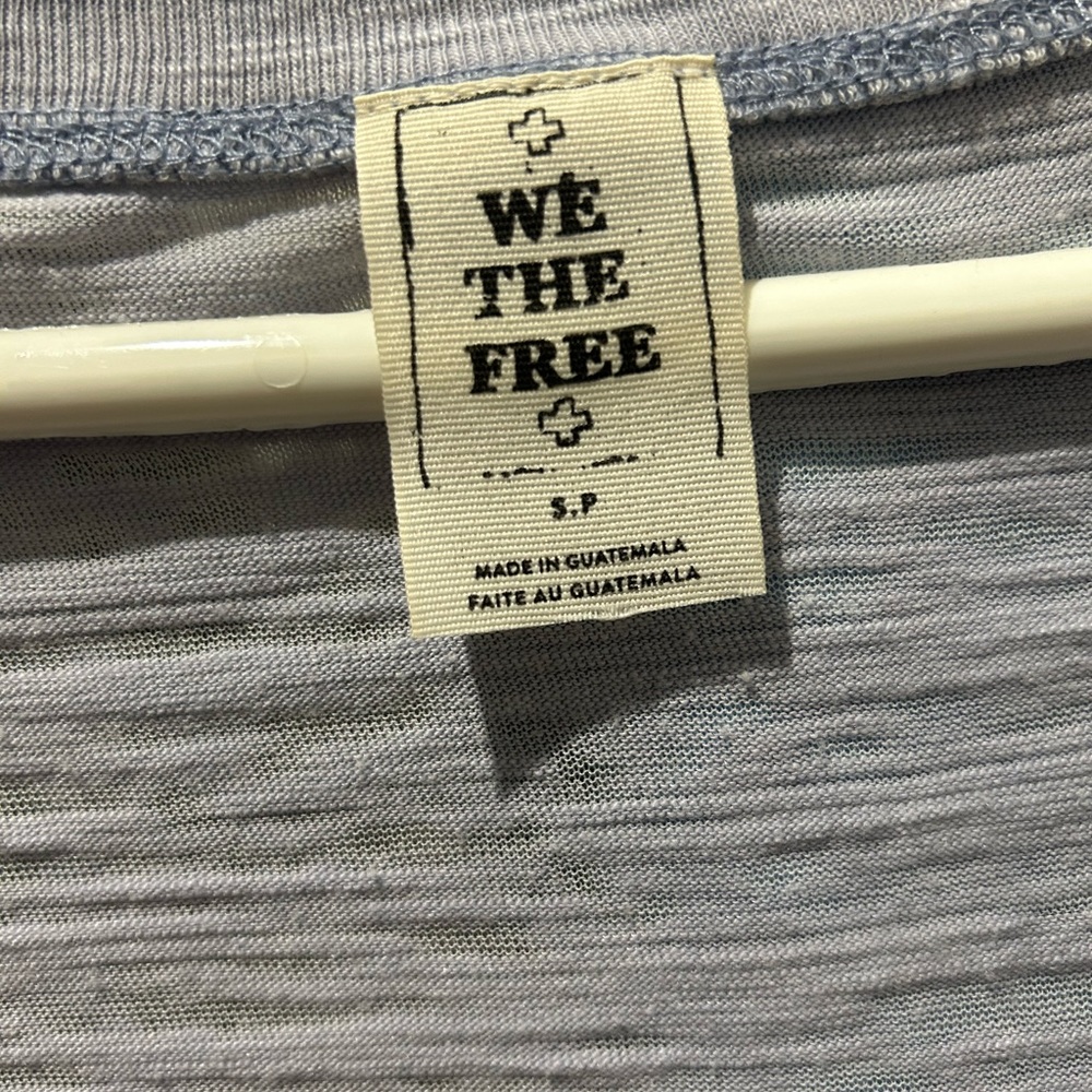 Free people distress tee